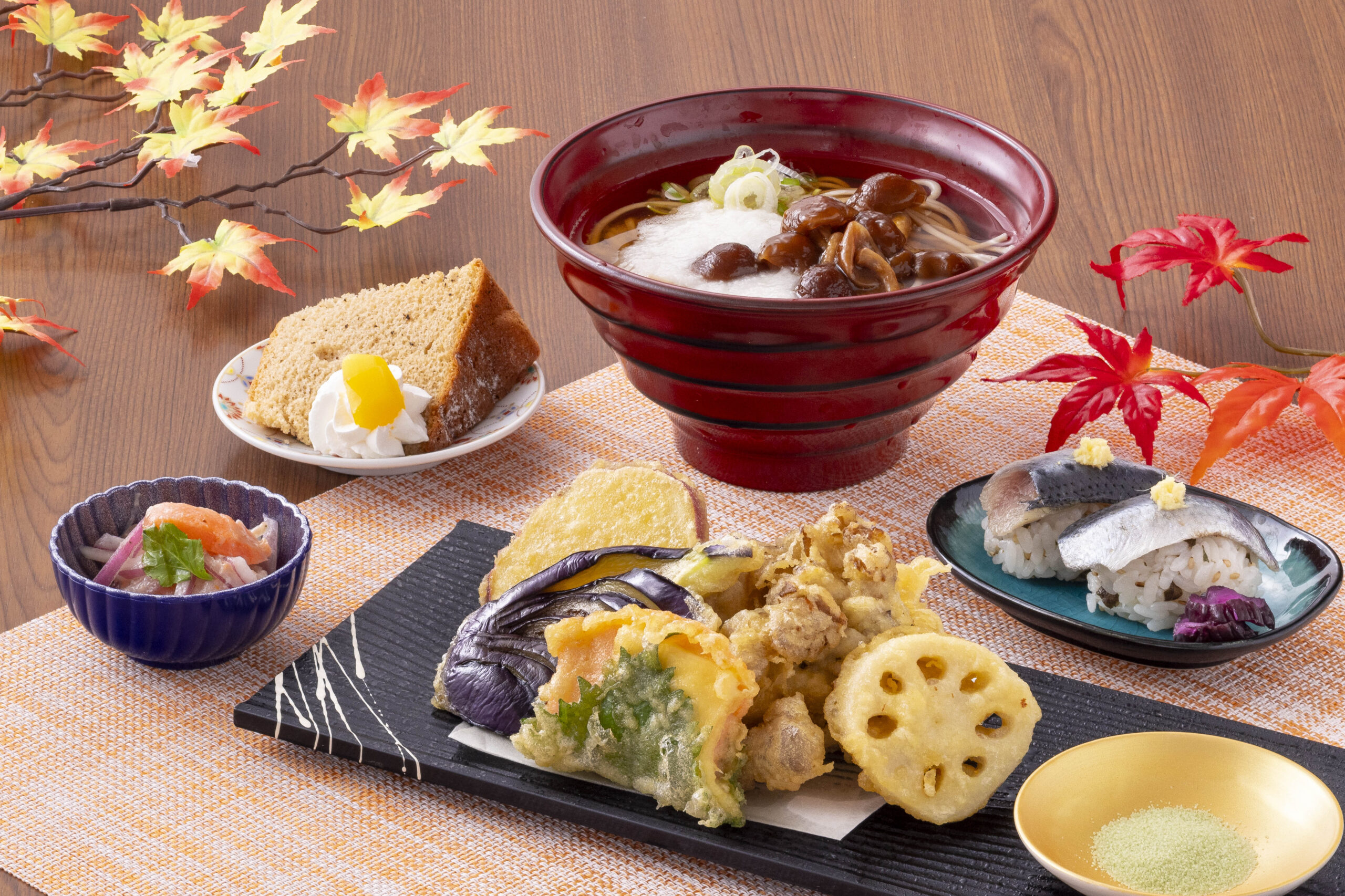 秋の味覚天ぷら御膳｜花凛