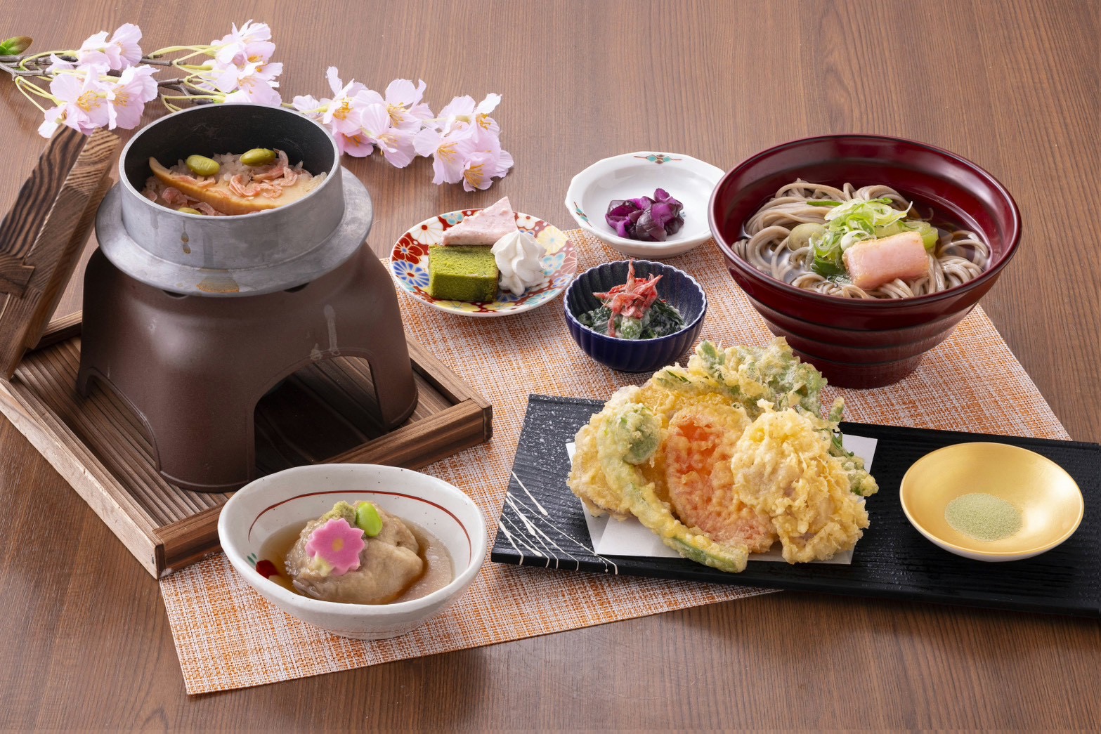 春天ぷらの彩り御膳｜花凛